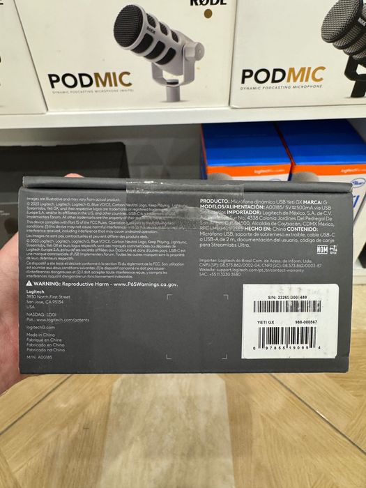 Найкраща ціна Студійний ігровий мікрофон для стріму Logitech YETI GX Новий USB-C Магазин 988-000567 Подкастів