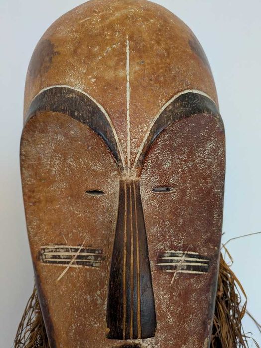 grande máscara tribal Africana - NGIL FANG - Gabão