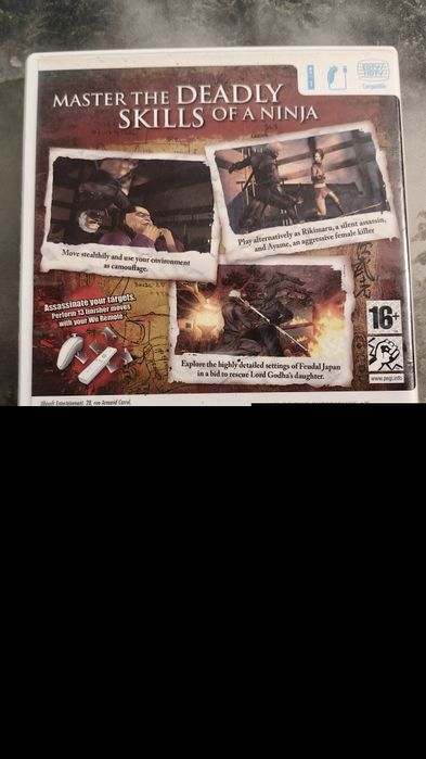 Gra Tenchu Shadow Assassins Wii