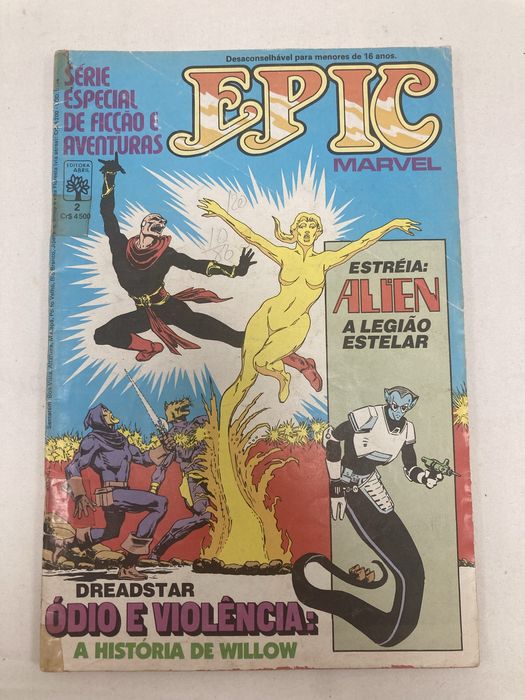 3 Revistas BD EPIC nº 1, 2 e 3
