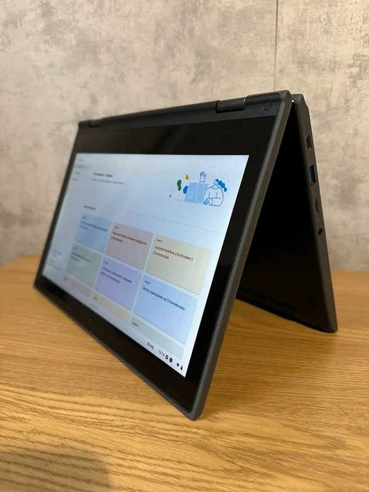 Mały Dotykowy Chromebook Lenovo 300e gen 2 Celeron N4000 4Gb Ram 32Gb Ssd