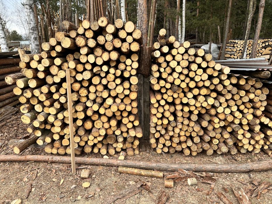 Stemple budowlane 2,5 , 3 , 3,5 i 4m kantówki kołki żerdzie