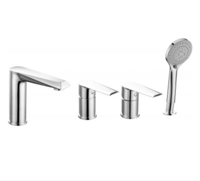 Omnires Astoria AS5632XCR – bateria wannowa 4-otworowa, chrom