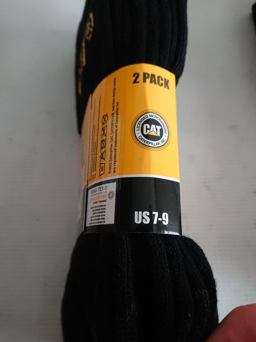 Skarpety CAT czarne caterpillar 39-42 2-pak