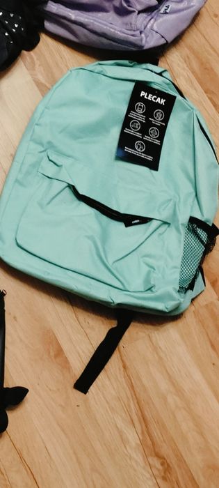 Plecak miętowy nowy