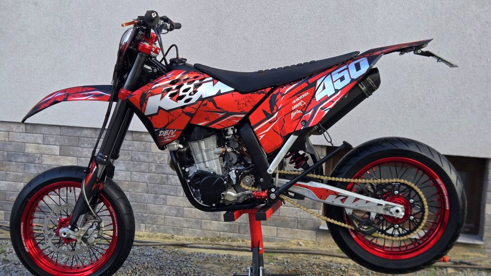 KTM exc 450 po remoncie supermoto sm super moto husqvarna husaberg remont 500