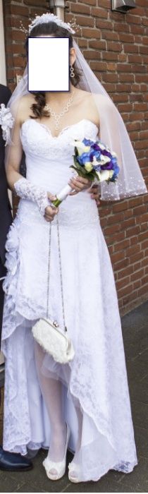 Продам оригинальное эффектное свадебное платье от Карандашевой