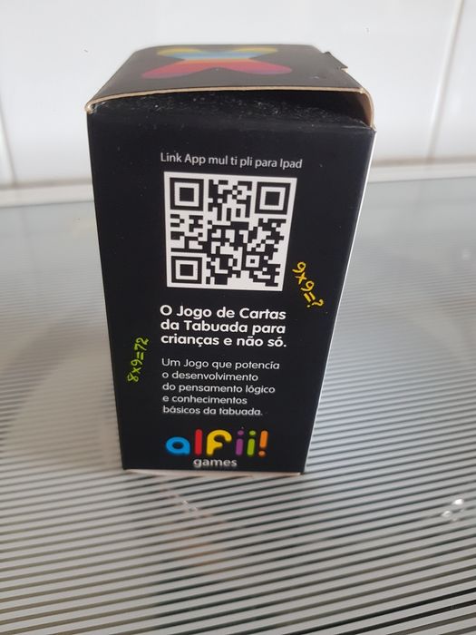 Jogo Didático MULTIPLIi - Cartas Tabuada Multiplicação