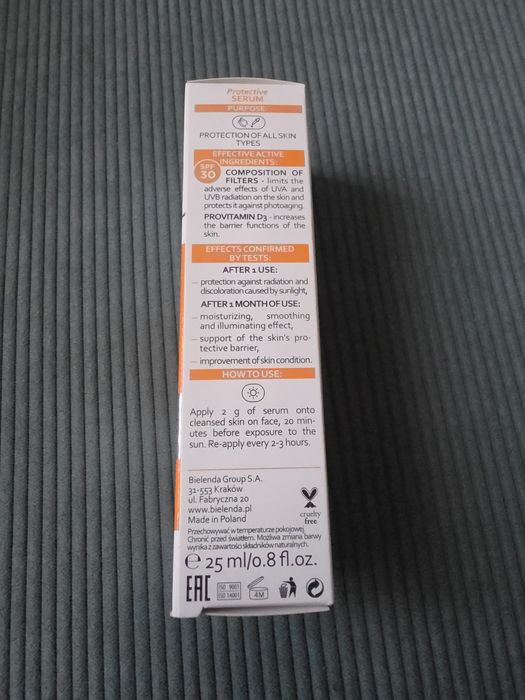 Bielenda Skin Academy Solution, Serum ochronne SPF 30 , spf30 , 25ml