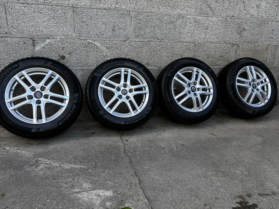Koła Zimowe R16 5x108 Peugeot Citroen Renault Ford Opony 205/60/16