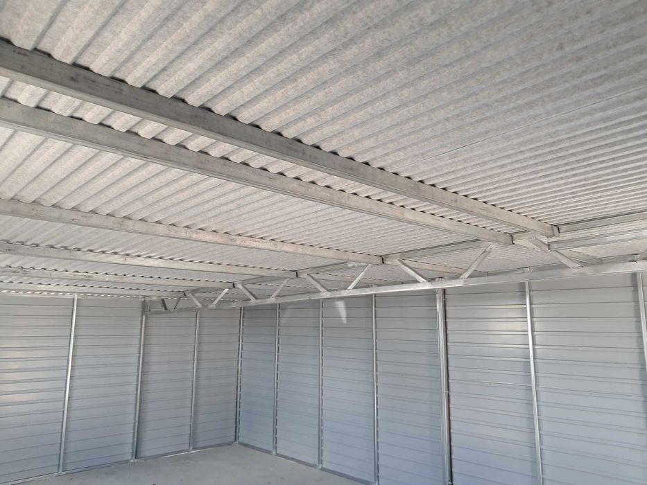 Garaż blaszany , schowek , domek, garaż 6x5  Producent KONSTRUKCJA W OCYNKU, RATY