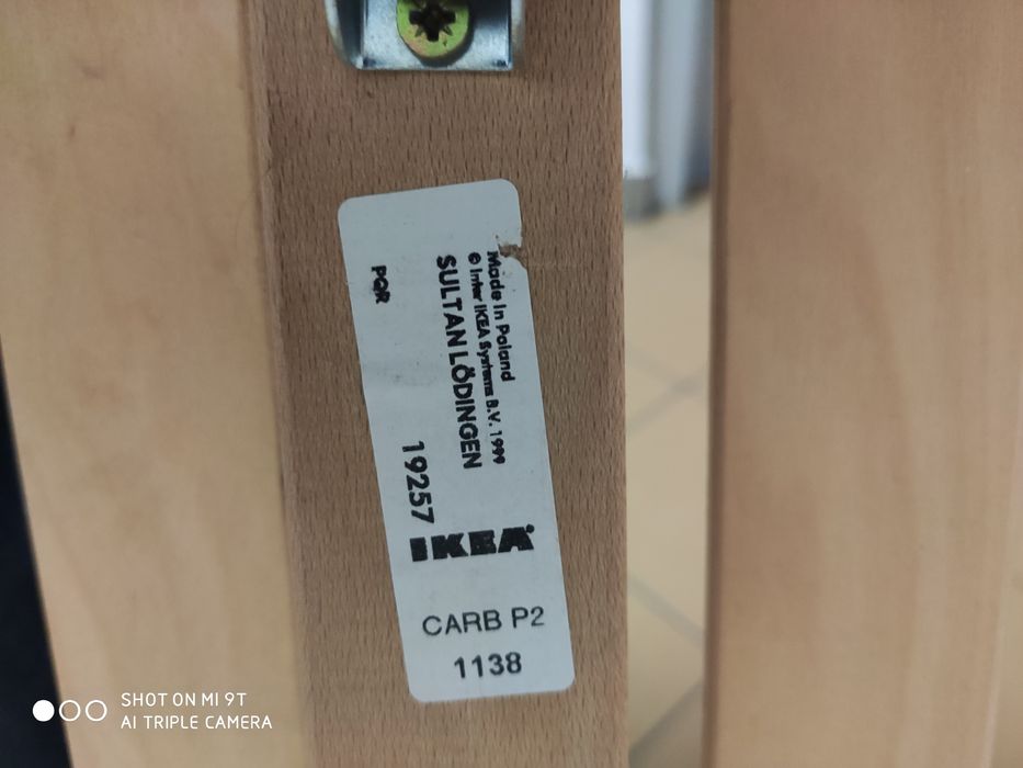 Stelaż łóżka Ikea sultan lodingen 90x200
