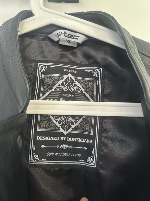 Skórzana kamizelka motocyklowa