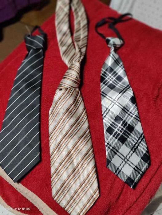 Estola de pele de coelho branco, Luvas e gravatas de senhora