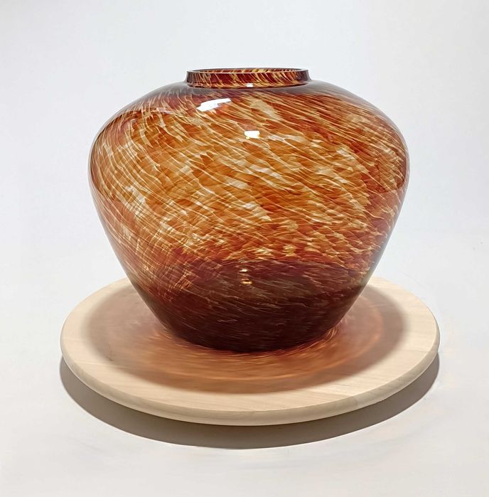 Vaso em vidro | Vermelho | Vidro da Marinha Grande