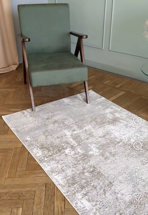 Килим бежево сірий 120/180