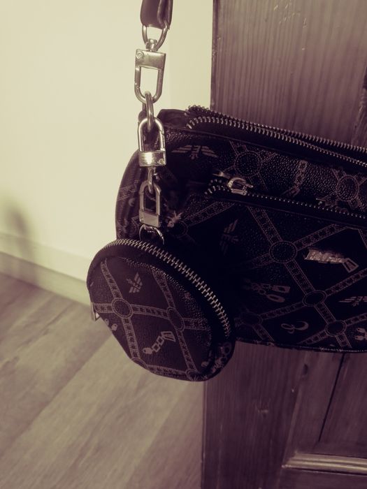 Torebka 3 czesci zlaczone listonoszka Braz