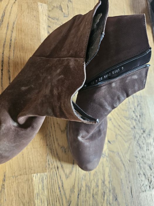 Piękne botki Hogl skórzane