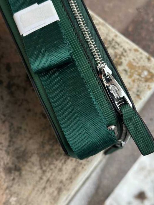 Барсетка Lacoste Сумка Зелена 25х17 см