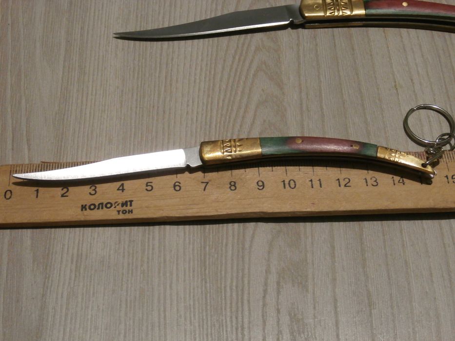 Складной нож туриста Наваха,нож брелок Navaja с кольцом 15-18-20 см