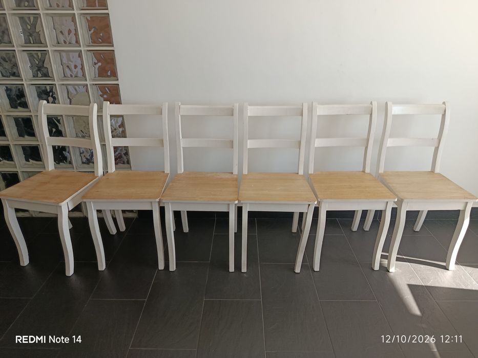 Conjunto de 6 cadeiras