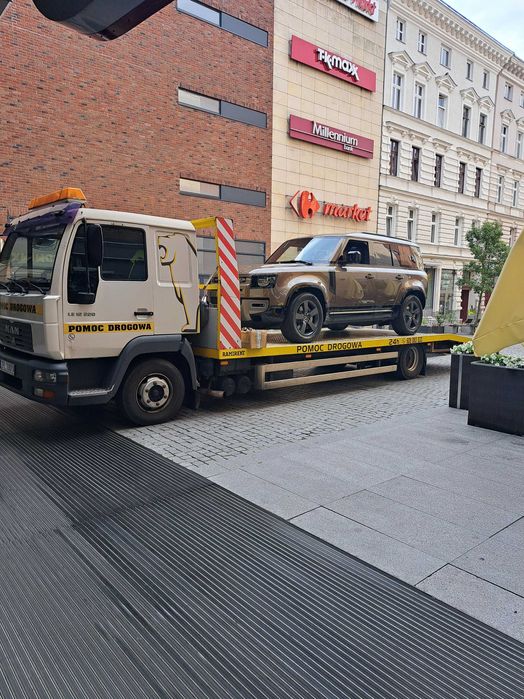 Pomoc Drogowa 24/7  Osobowe Bus Koparki Do 7 TON! Transport Laweta Hol