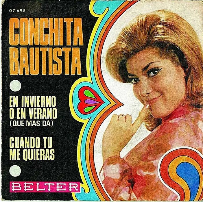 Conchita Bautista 1969 single made in Spain 45 PS 7 *