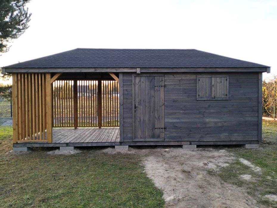 Domek narzędziowy z Altanką 2w1 - Różne rozmiary