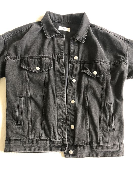 Casaco de ganga preto