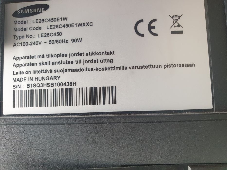 Tv Samsung + suporte de parede