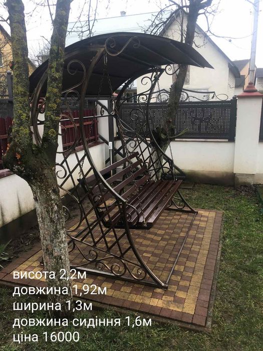 Виготовляємо ковані гойдалки, садові гойдалки, крісла кокони