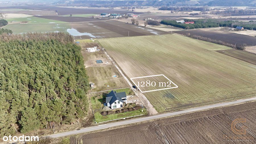 Działka budowlana przy lesie w Borównie !