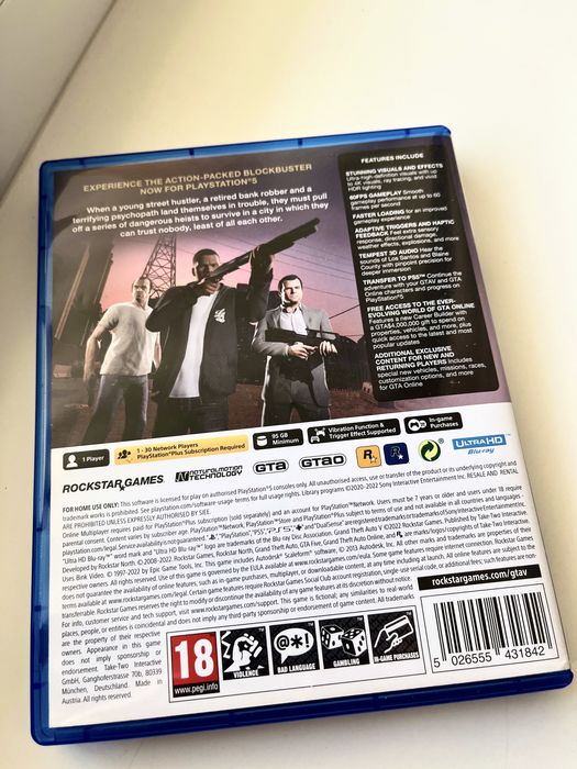 GTA 5,Grand Theft Auto V для PS5