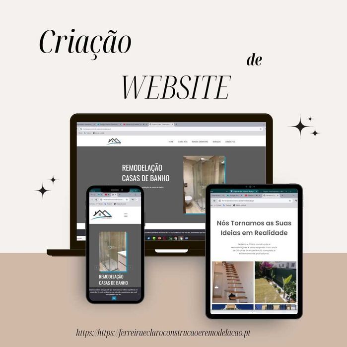 Criação de Websites Profissionais | Criação de sites com qualidade