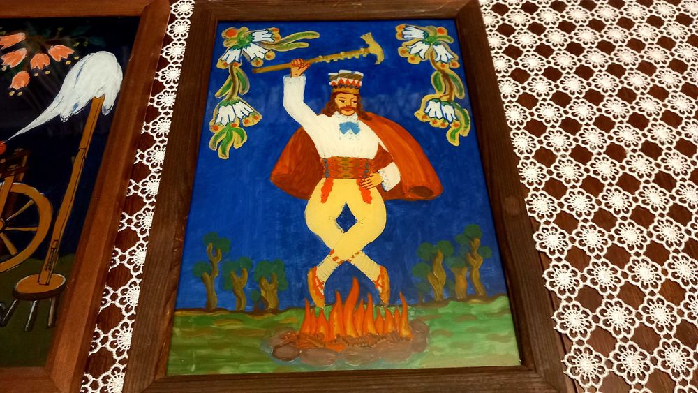 Obraz na szkle malowane Maria Gatnar-Guzy artysta Wisła Ondraszek