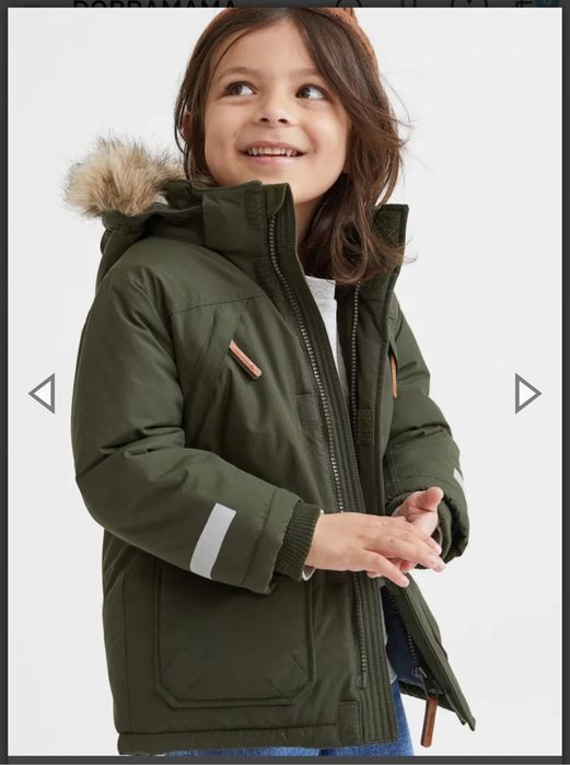 Зимова Парка куртка пальто H&M 128 см