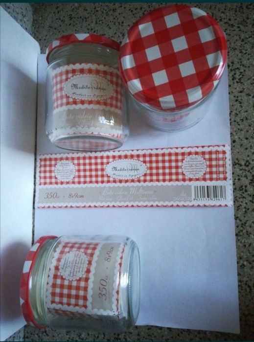 Frascos de vidro 350cc Novos