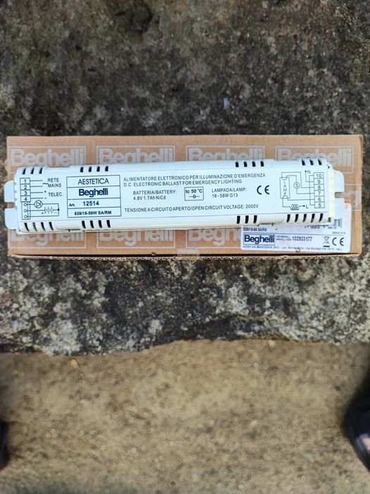 4 Kits de emergência para lâmpadas fluorescentes