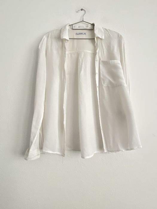 Biała koszula Pull & Bear, rozmiar S