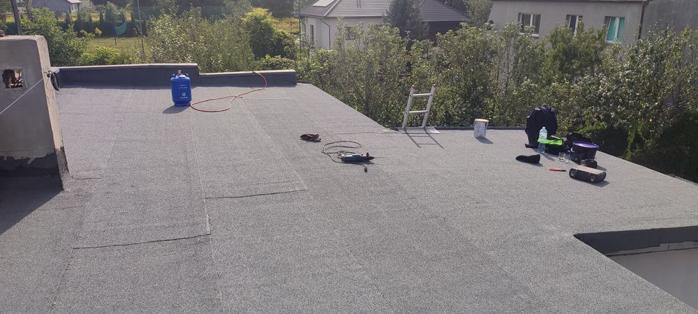 Położenie papę termozgrzewalną