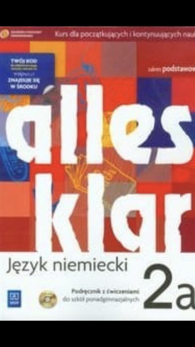 Niemiecki Alles klar 2a podręcznik
