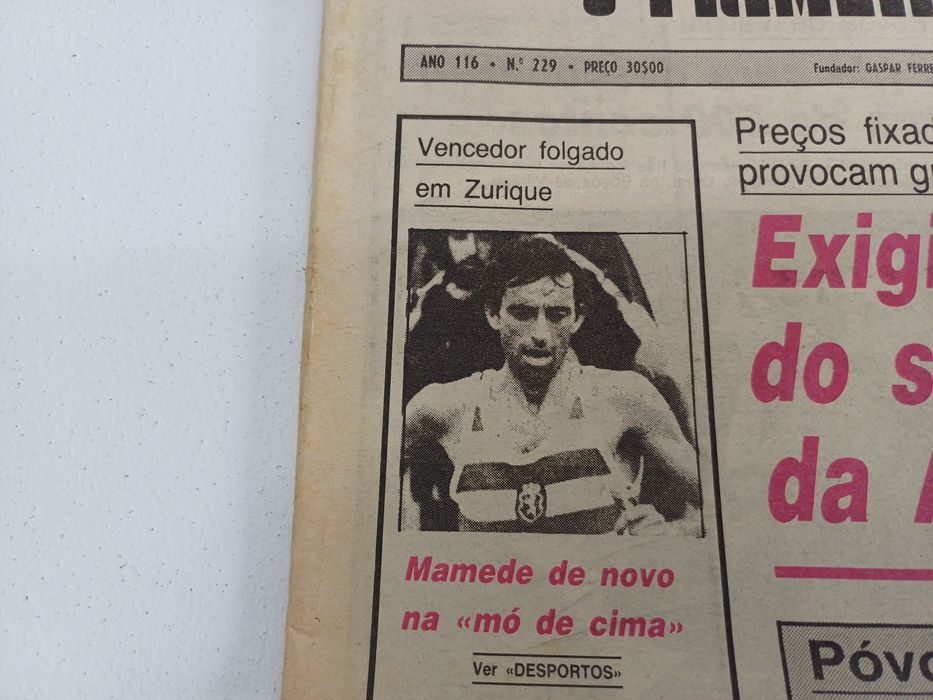 Lote 4 jornais: FERNANDO MAMEDE