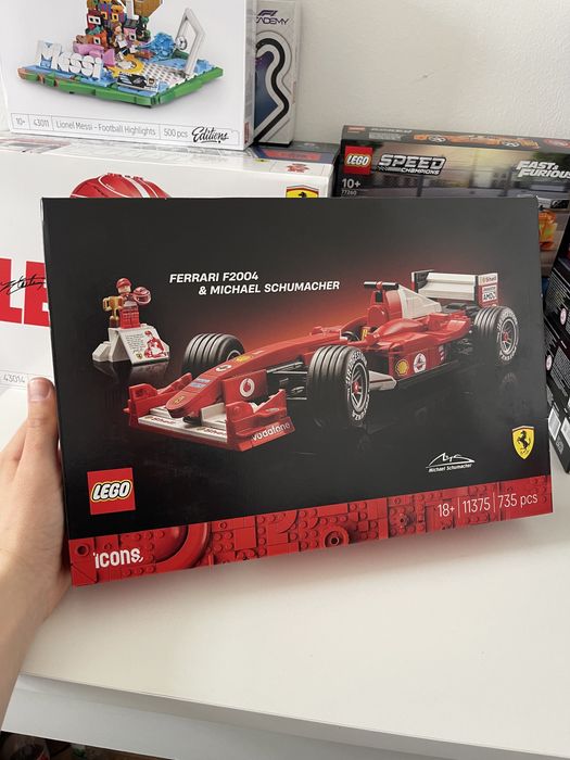 Lego 11375, Icons Ferrari F2004 and Michael Schumacher