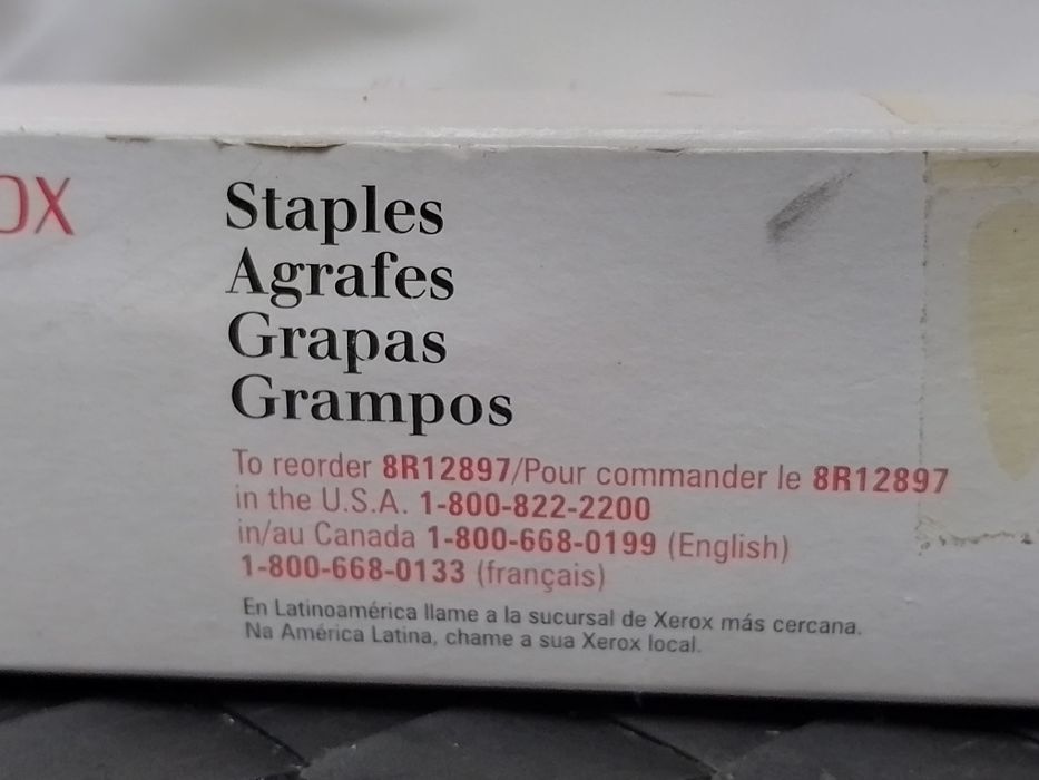 Cartuchos de Agrafos Xerox 8R12897 (Caixa com 6 Unidades
