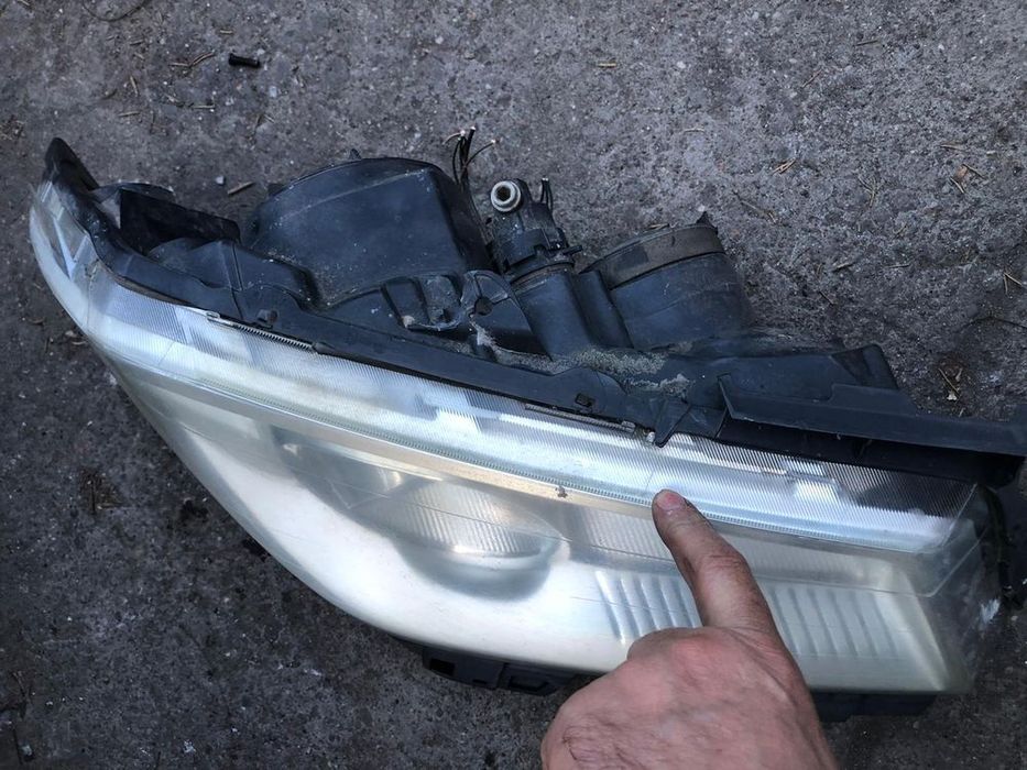renault megane 2 II lampy przód prawa lewa lift