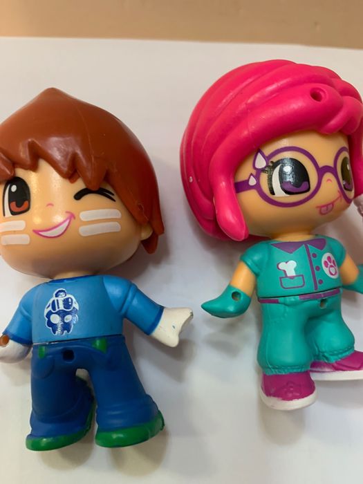3 Bonecos Pin y pon Originais