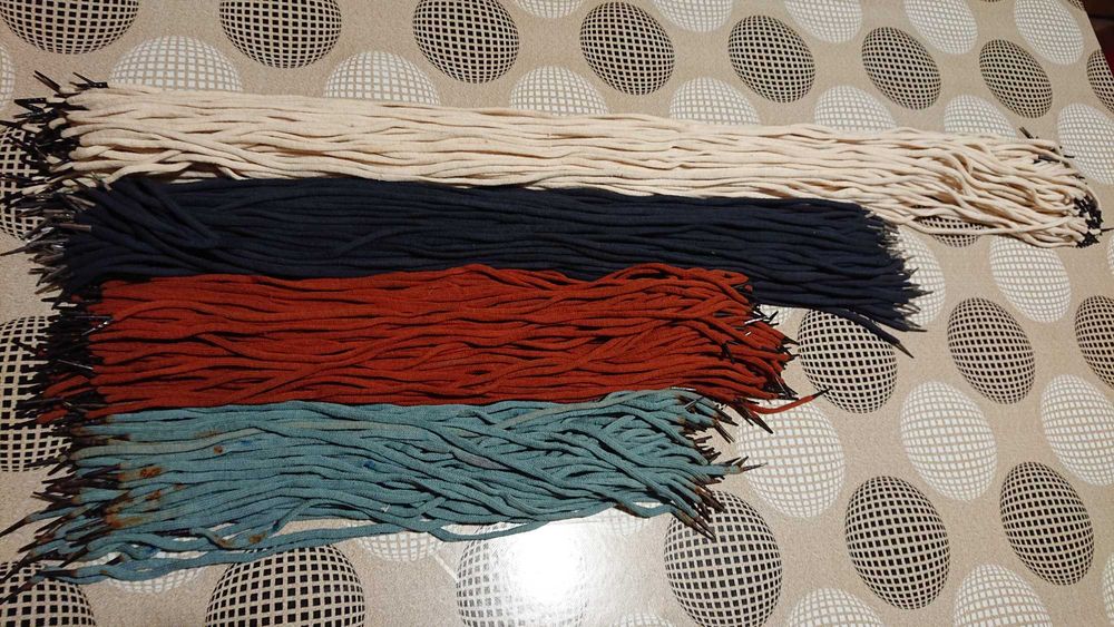 Шнурівки взуттєві Натуральні Бавовна Шнурки обувные разноцветн Хлопок