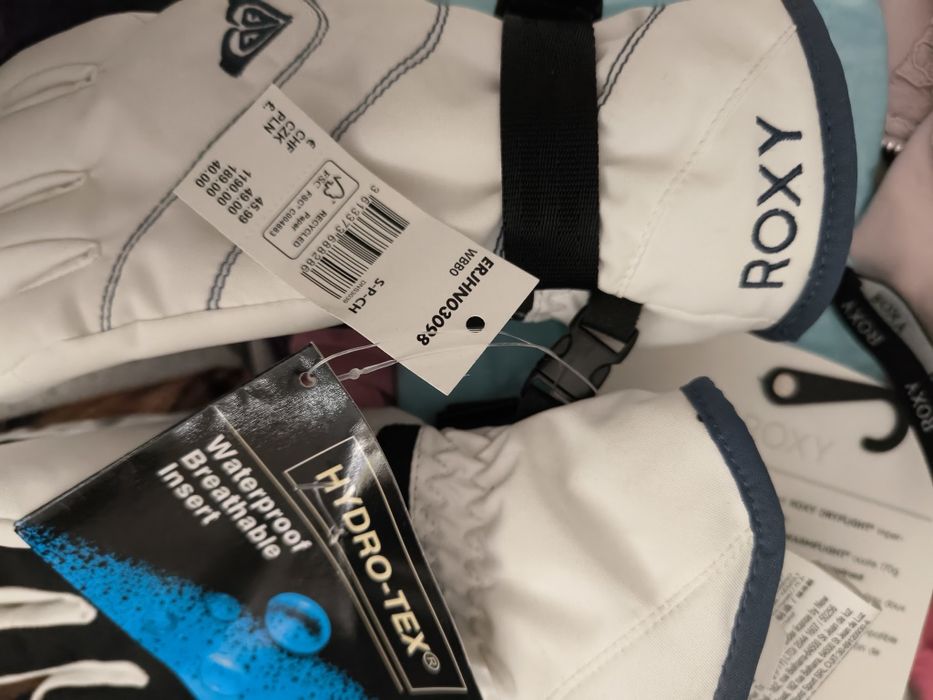 Roxy s rękawiczki nowe waterproof breathable insert hydro tex