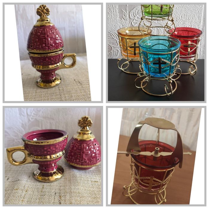 Продам кадильницю керамічну, ладан, лампадки настільні,