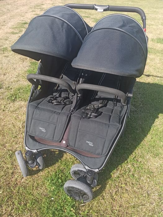 Wózek dziecięcy dla bliźniaków, podwójny, bliźniąt, Valco snap duo.